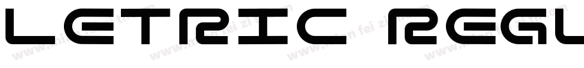 Letric Regular字体转换